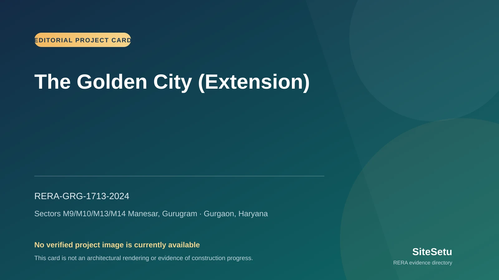 The Golden City (Extension)