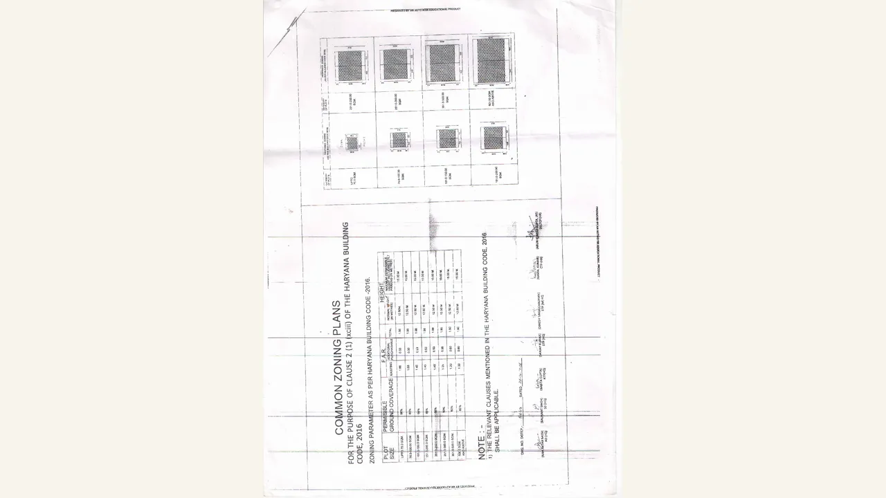 THE GROVE: Zoning and site plan — The Grove. The rendered sheet visibly contains a detailed zoning/site drawing for the registered land context.