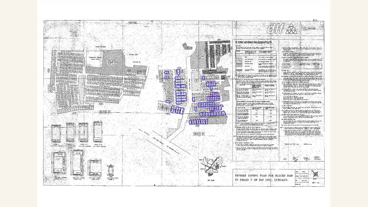 THE GROVE: Demarcation and site plan — The Grove. The rendered sheet visibly contains a detailed demarcation/site drawing for the registered land context.