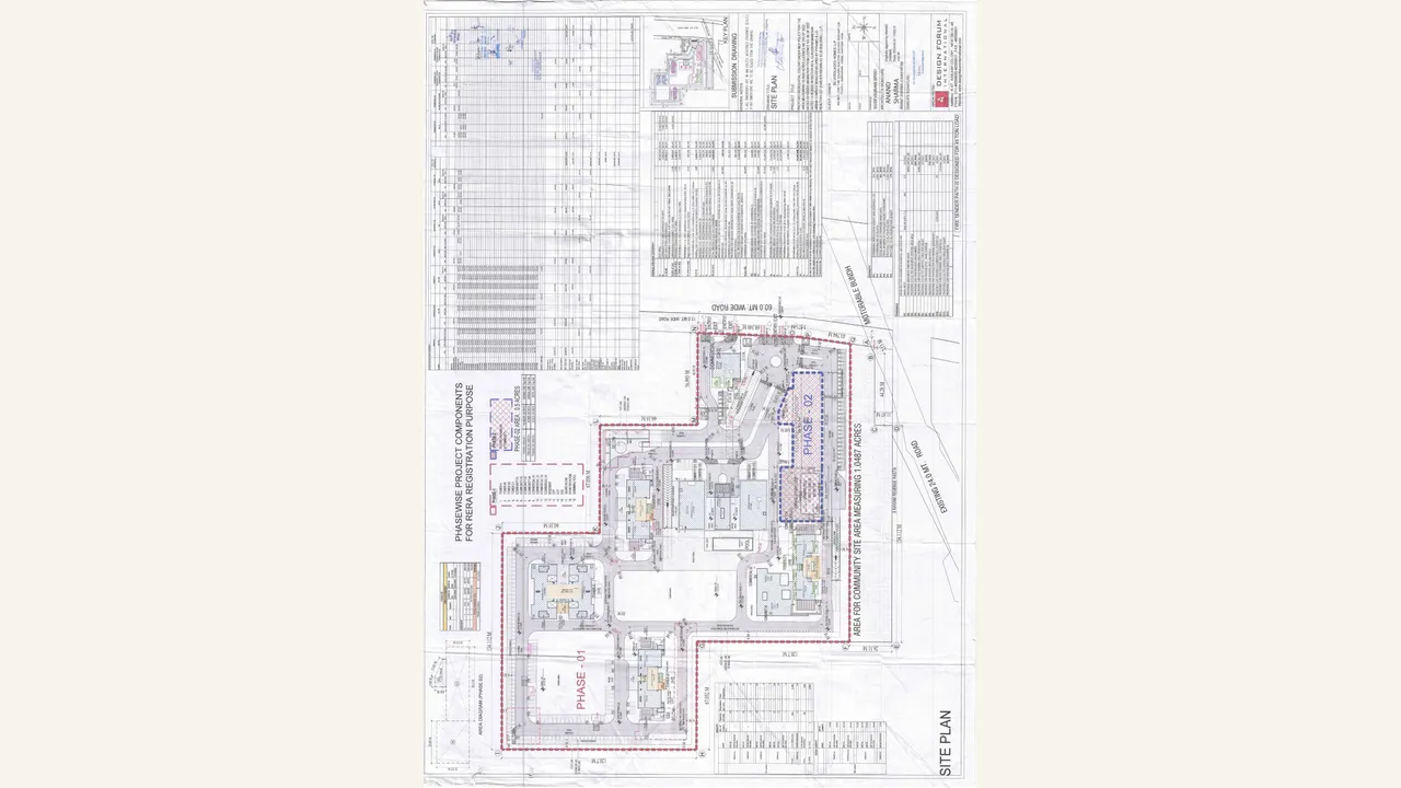 The Latest Layout Plan visually verified for The Legacy Phase-I