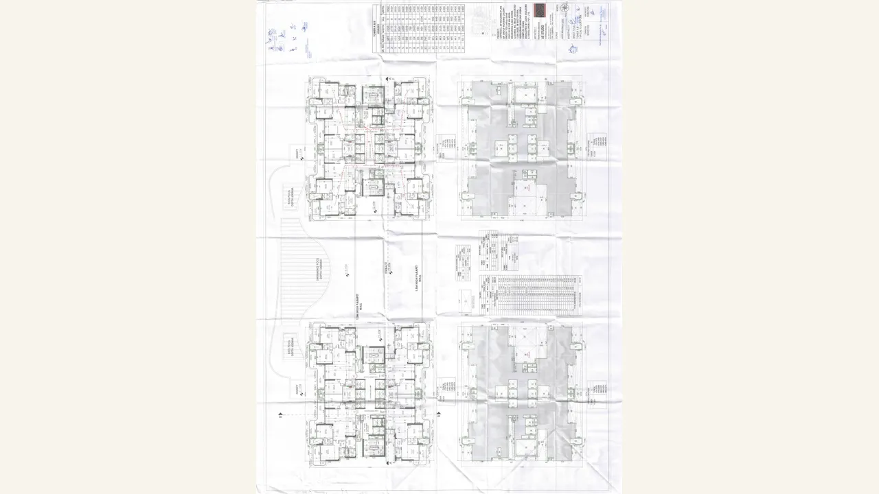 Tower A and B typical floor plan visually verified for The Oryza