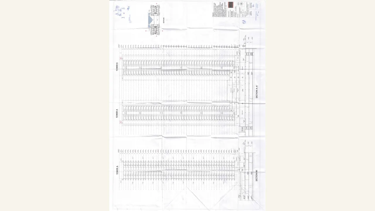Tower A, Tower B and community-building section visually verified for The Oryza