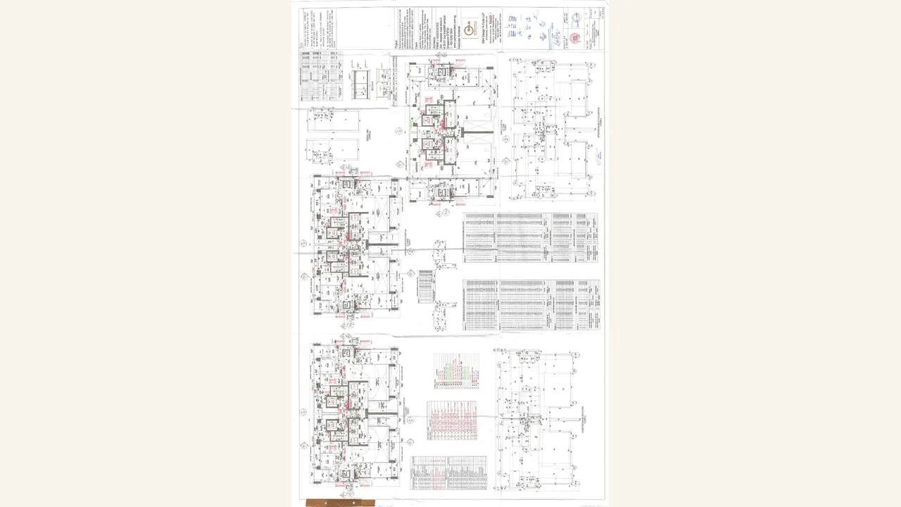 Upper-floor and terrace plan for Three Sixty North Tower A