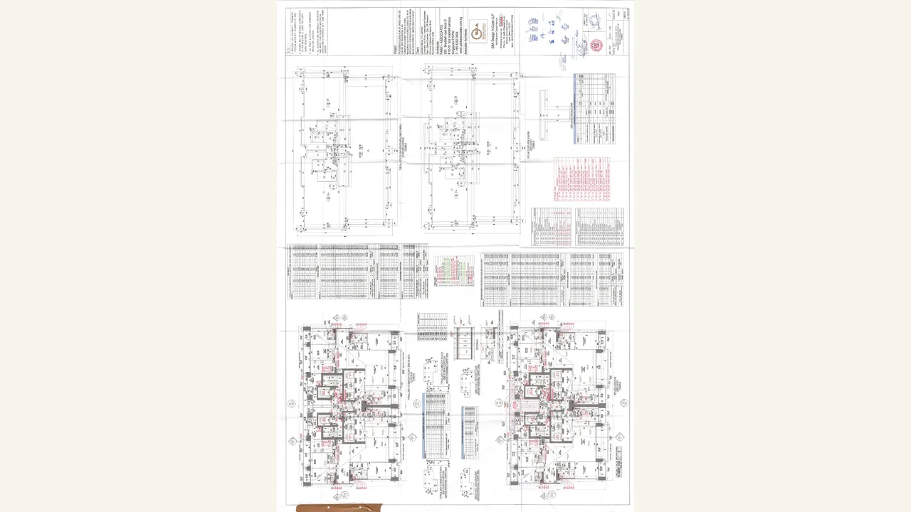 Typical floor plan for floors 20 through 36 of Three Sixty North Tower B