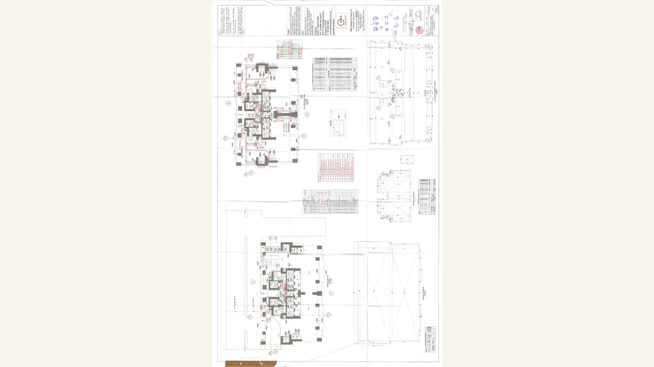 Ground- and first-floor architectural plan for Three Sixty North Tower C