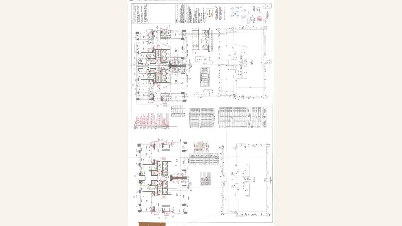 Typical floor plan for floors 1 through 19 of Three Sixty North Tower E