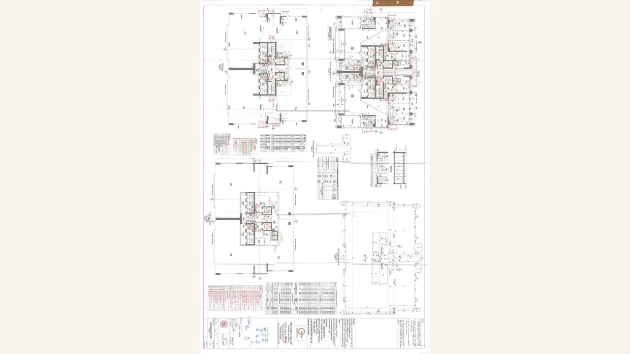 Refuge- and terrace-floor plan for Three Sixty North Tower E