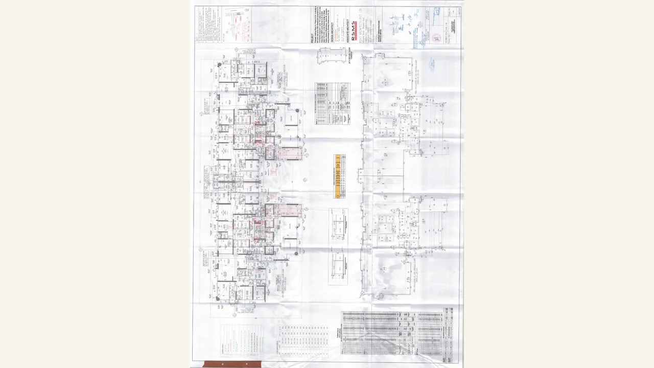 TRUMP RESIDENCES GURGAON: architectural plan drawing