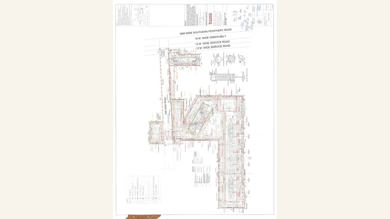 TRUMP RESIDENCES GURGAON: site/land planning drawing