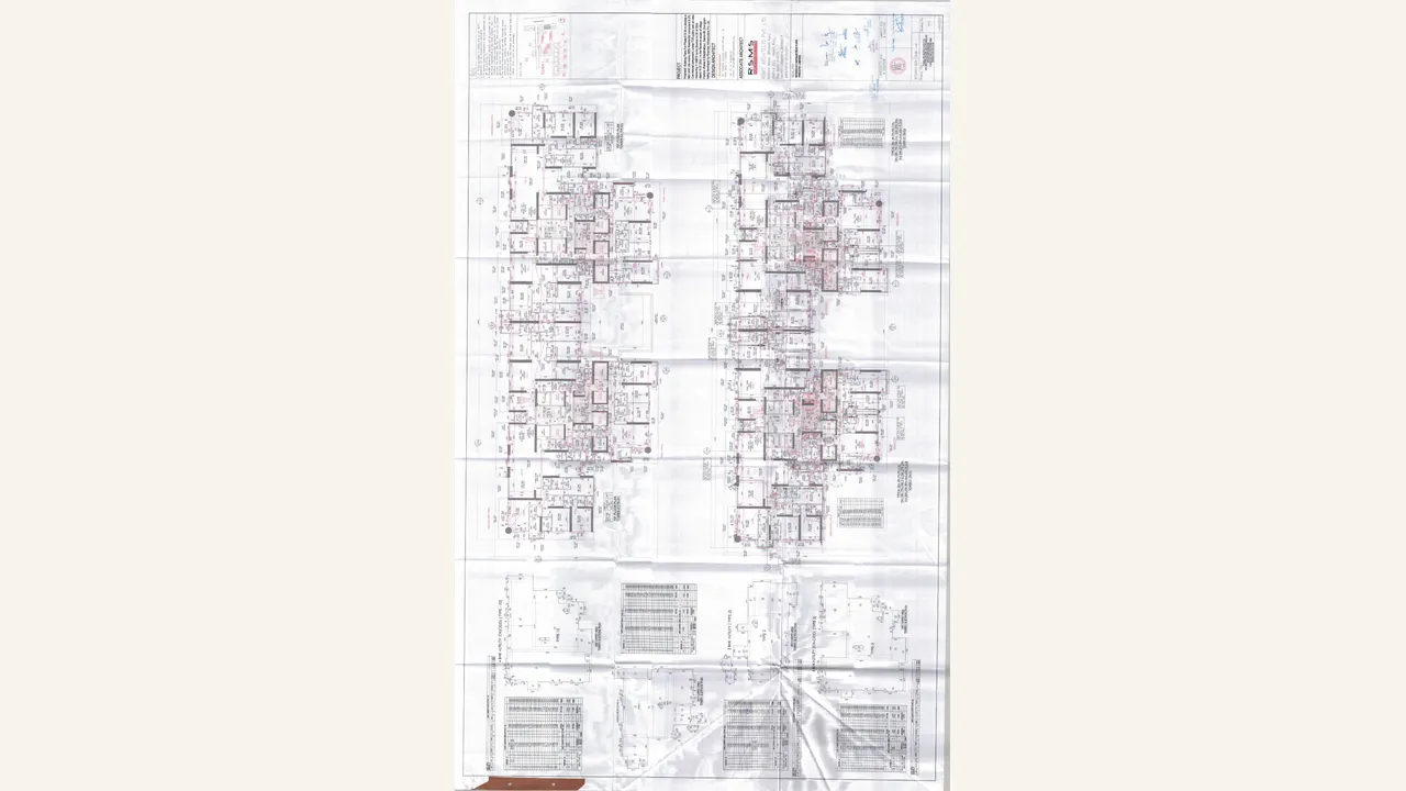 TRUMP RESIDENCES GURGAON: architectural plan drawing