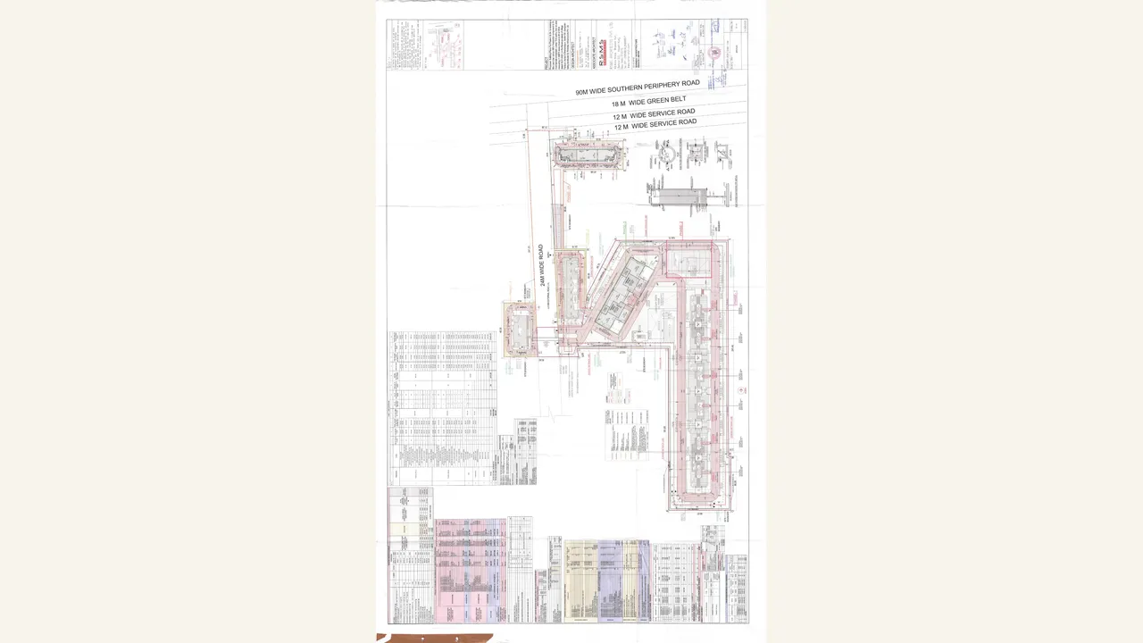 TRUMP RESIDENCES GURGAON: site/land planning drawing