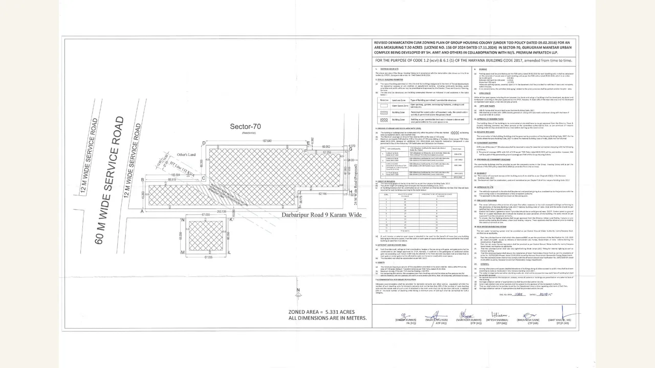 Audited zoning-plan filing for Tulip Melrose