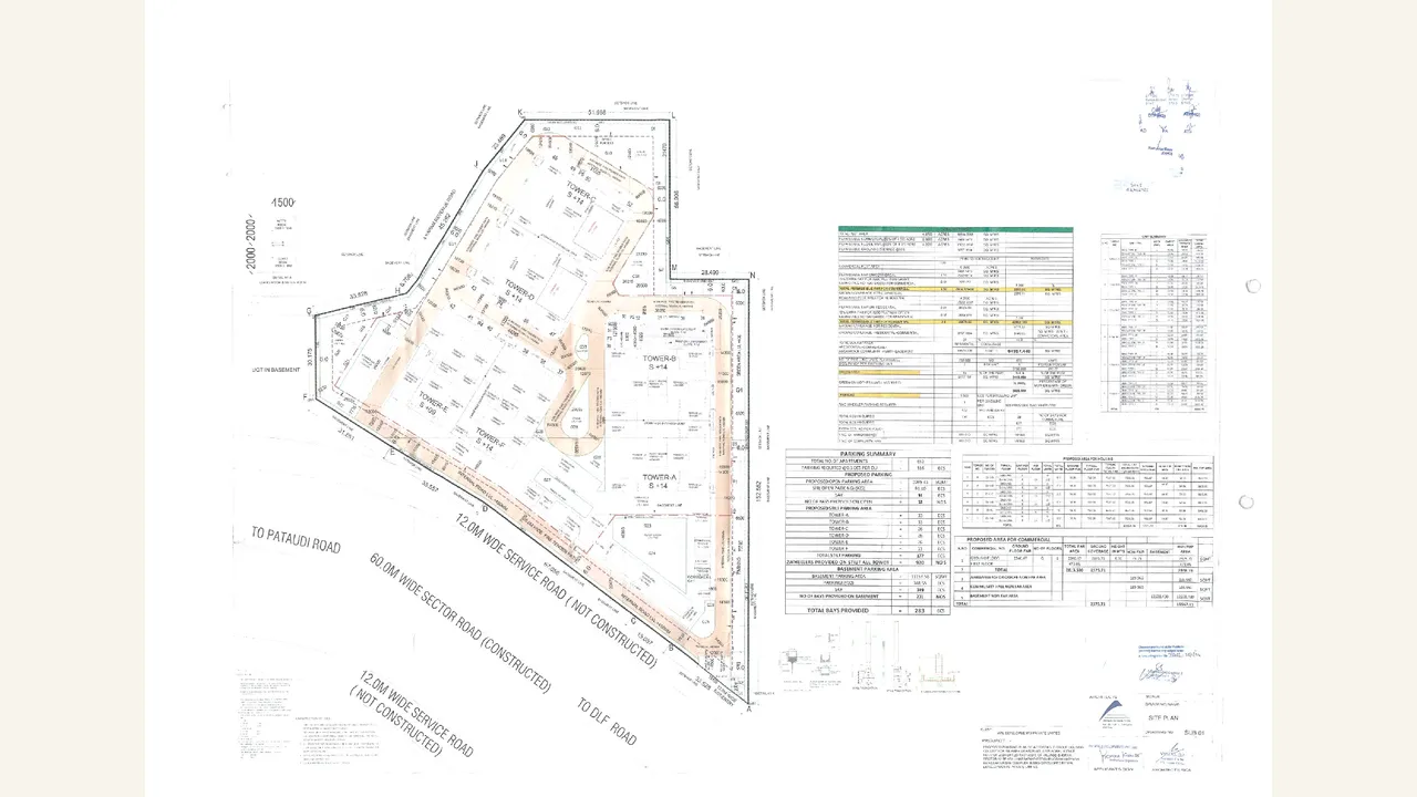 VERDE 92: approved site plan