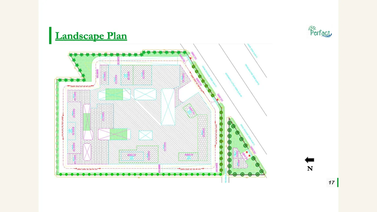 VISTA CENTRE: landscape plan