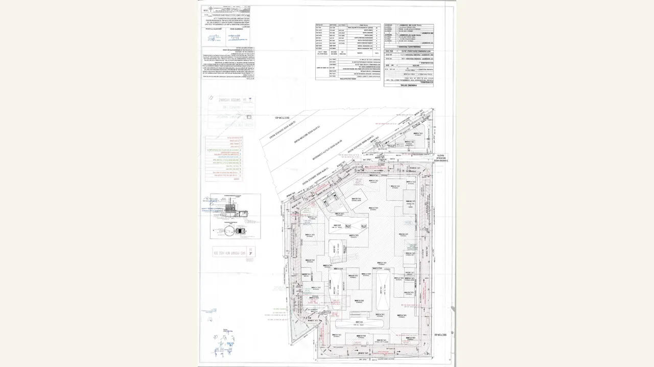 VISTA CENTRE: site services plan
