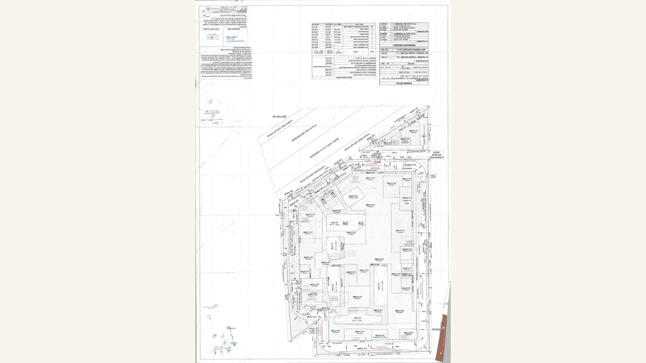 VISTA CENTRE: architectural/site plan