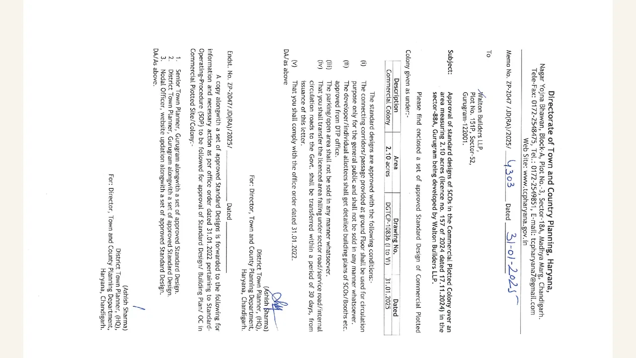 WAL STREET 88A: approved-building-plan filing